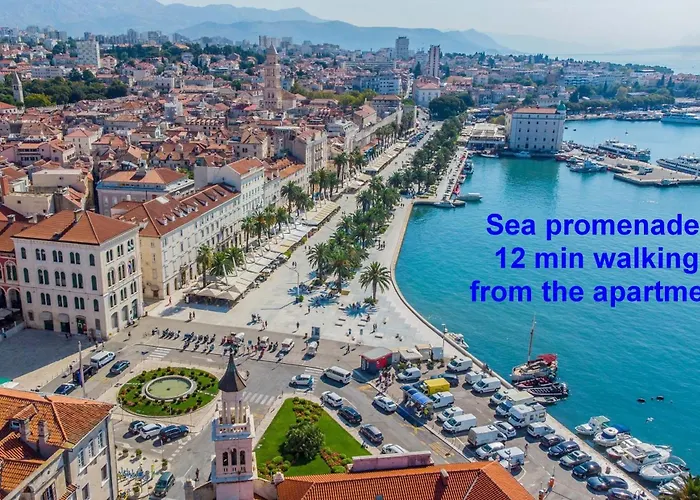 アパート Beachfront Milan, With Balcony スプリト